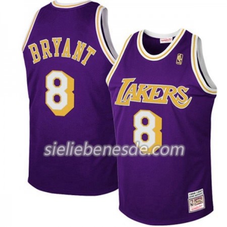 Herren NBA Los Angeles Lakers Trikot Kobe Bryant 8 Hardwood Classics Lila Swingman